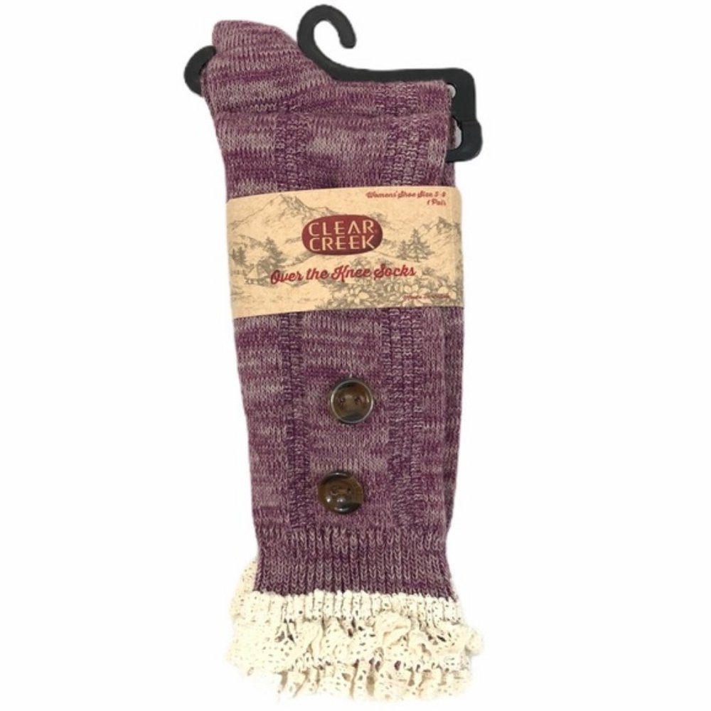 Brand New Clear Creek Ladies Over the Knee Socks